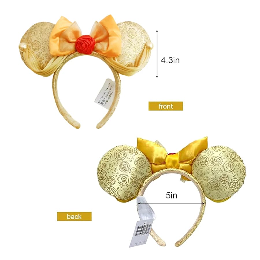 Serre-tête princesse Mickey Mouse pour femmes, serre-tête Disneyland pour adultes/enfants, accessoir