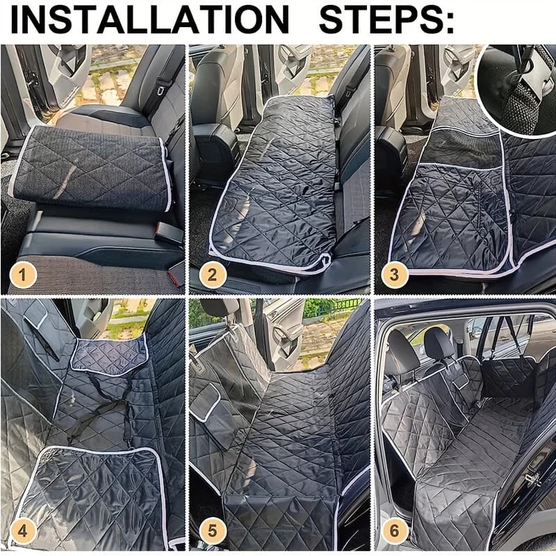 Housse de siège arrière de voiture pour chien, Anti-salissure, tapis de voyage pour animaux de compa