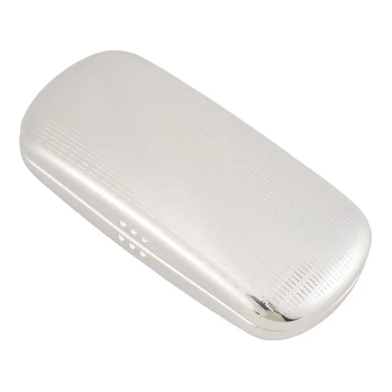 Étui à lunettes A95D, étui à lunettes à coque rigide en aluminium, boîte à lunettes rayée