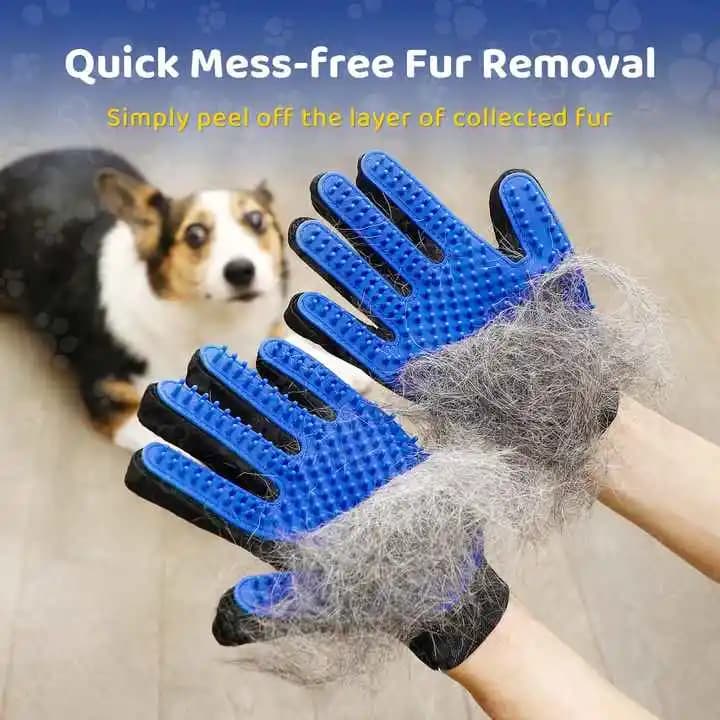 NONOR – brosse de bain en caoutchouc pour animaux de compagnie, Protection en Silicone, peigne pour 