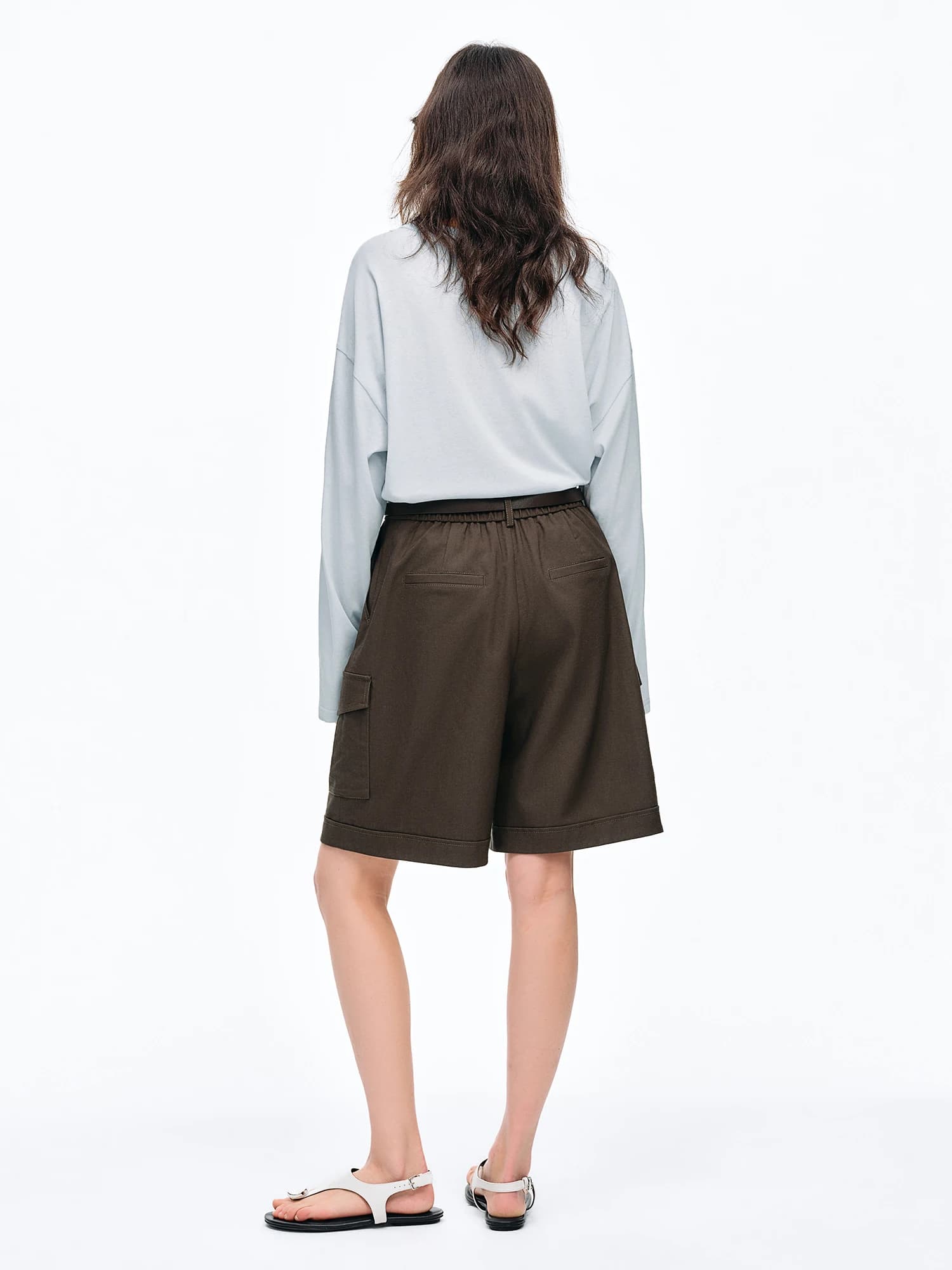 Pantalon Capri et Short Décontracté Ample DUSHU pour Femme, Style Montagne, Collection Printemps/Été