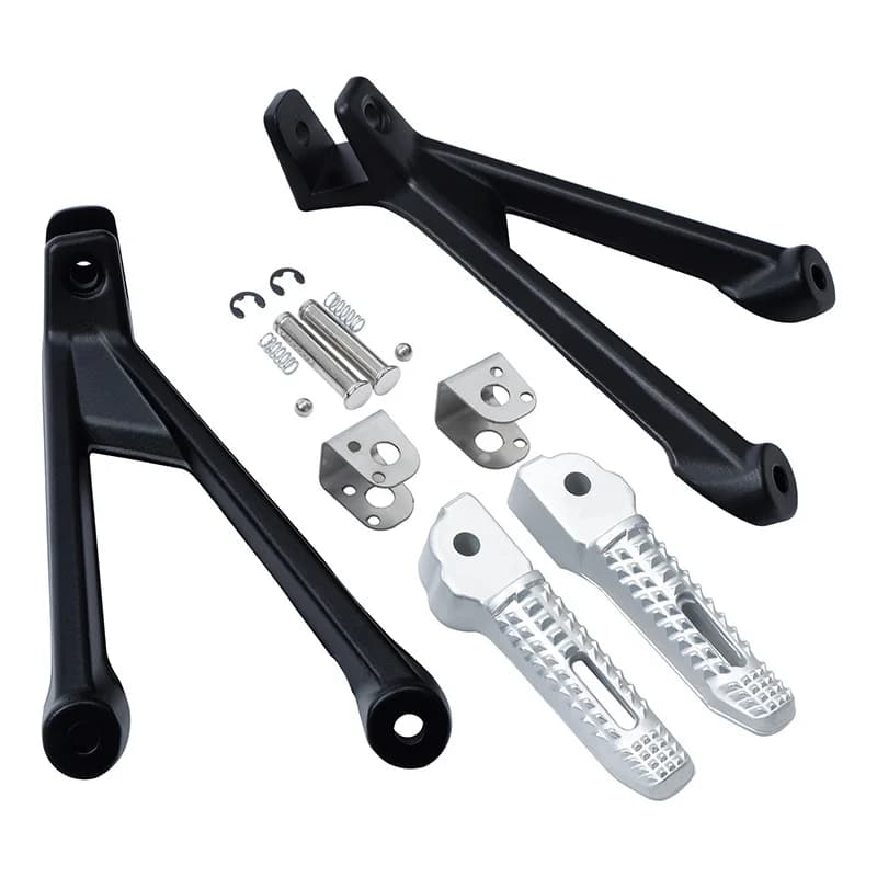 Repose-pieds arrière chromés noirs pour moto, pédale, repose-pieds, BMW M1000RR 2020-2022, S1000RR 2