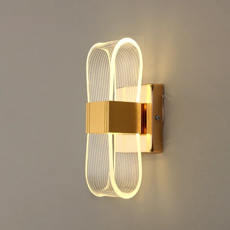 Applique Murale de Luxe Nordique à LED en Frêne et Aluminium, Luminaire Décoratif d'Nik, Idéal pour 