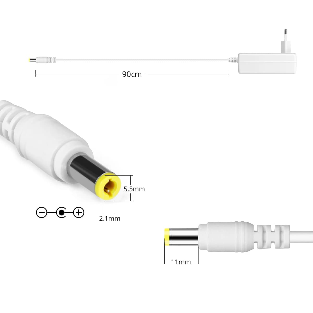 Alimentation électrique AC 110V 220V à DC12V pour bande LED COB/barre lumineuse LED, pilote de lampe