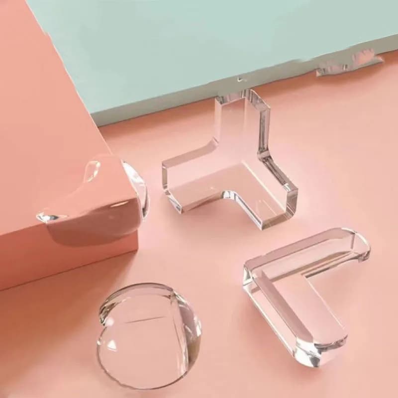 4 pièces/10 pièces enfants bébé sécurité Silicone protecteur Table coin bord Protection couverture e