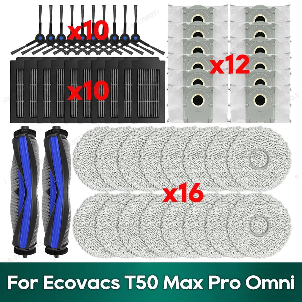 Compatible avec les accessoires Ecovacs T50 Max Pro Omni / T50 Max Pro Omni Gen2 : brosse principale