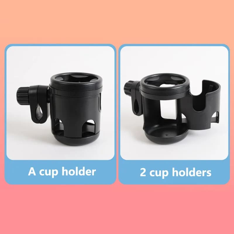 Poussette bébé 2 en 1, porte-gobelet rotatif, tasse d'eau de vélo, Double porte-bouteille pour landa