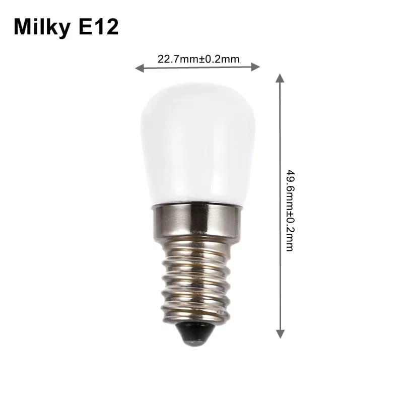 Mini ampoules LED 2W E14 E12 T22 220V 110V 12V 24V 2835 SMD lampe de réfrigérateur ampoule à vis pou
