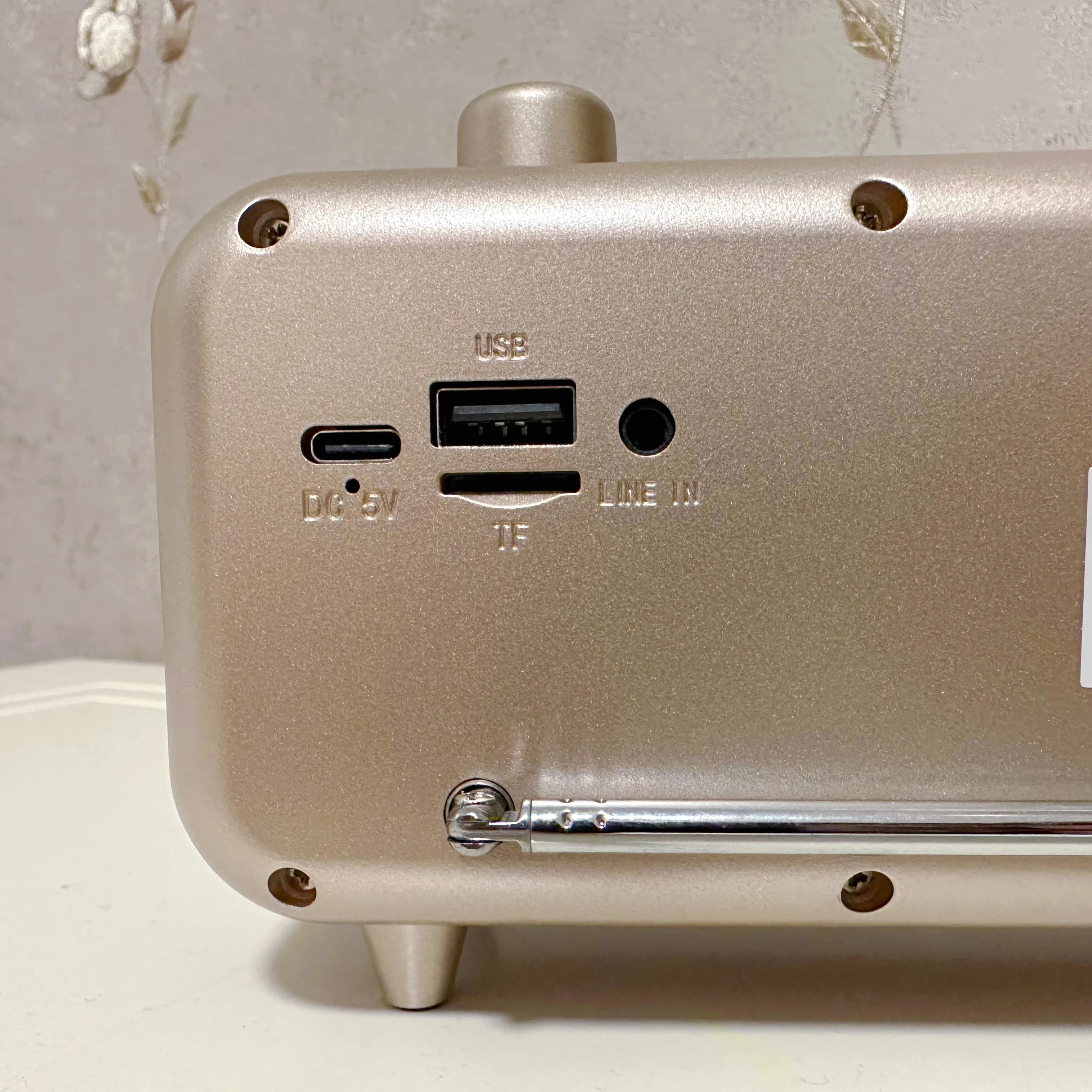 Haut-parleur Bluetooth portable sans fil AS32, boîte de son rétro, régularise 3 lecteurs, petite rad
