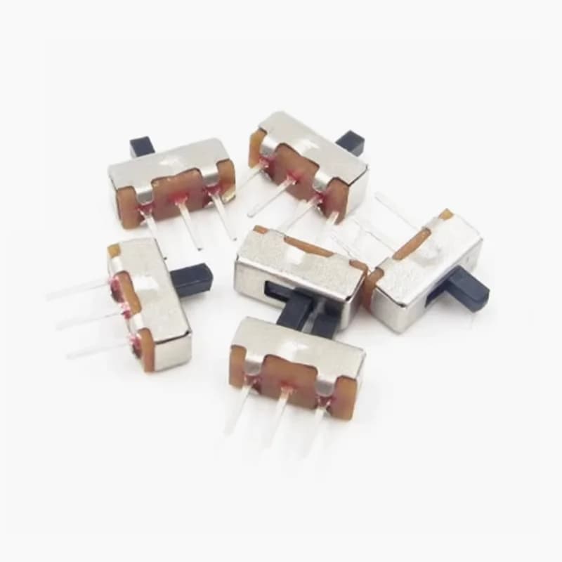 20 pièces/lot SS12D00G3 hauteur de poignée 3mm nouveau Mini interrupteur coulissant Vertical 1P2T 3 