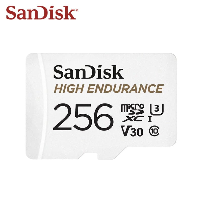 Carte Micro SD SanDisk High Endurance originale, MicroSDHC 32GB V30 C10, MicroSDXC 64GB 128GB 256GB,