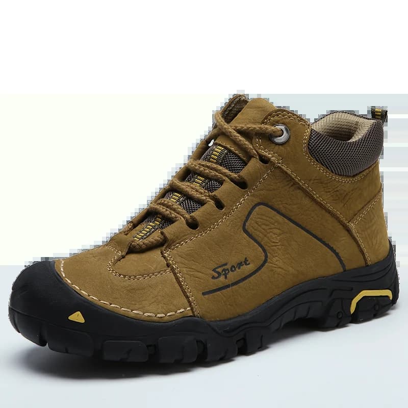 Chaussures de randonnée imperméables en cuir véritable pour hommes, baskets de marque, de randonnée,