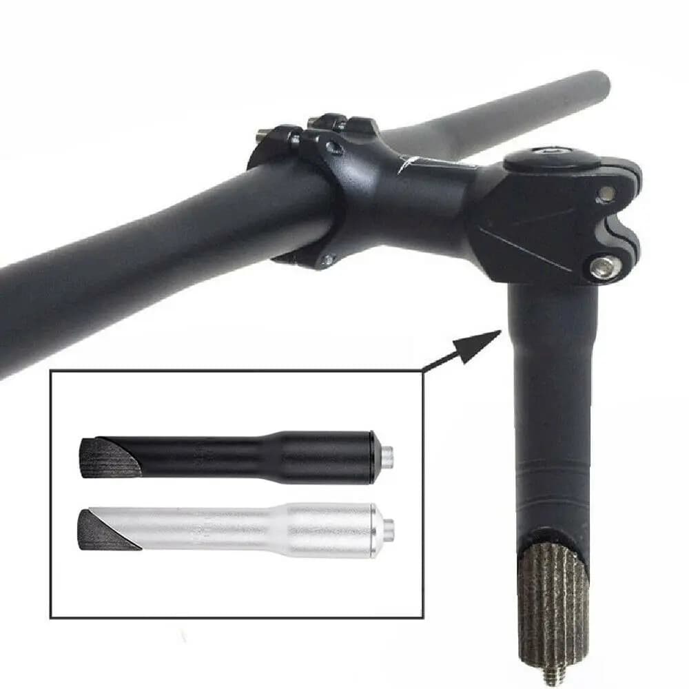 Adaptateur d'élévation de tige de vélo en alliage d'aluminium 1 1/8 'φ 22.2mm 25.4mm 160mm, prolonga