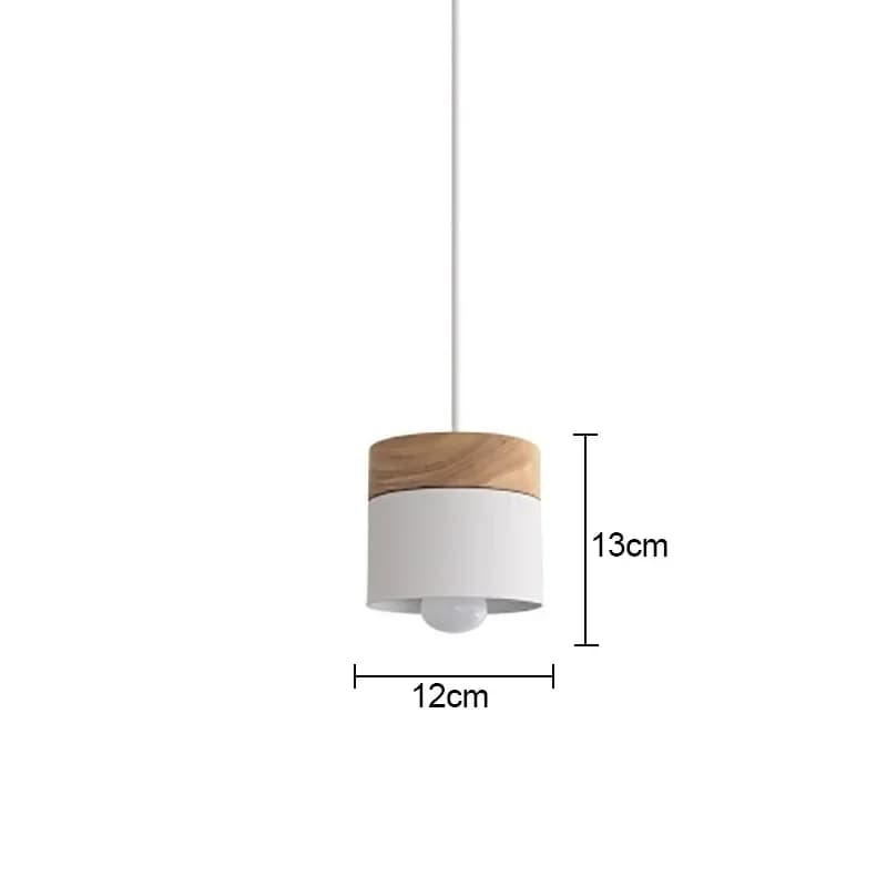 Nordique pendentif LED lumière Restaurant lumière moderne fer Art couloir unique Macaron salon chamb