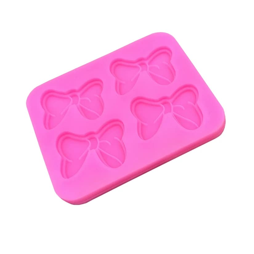 Moule en silicone pour nœuds, outils de résine, moule à cupcakes, outils de décoration de gâteaux en