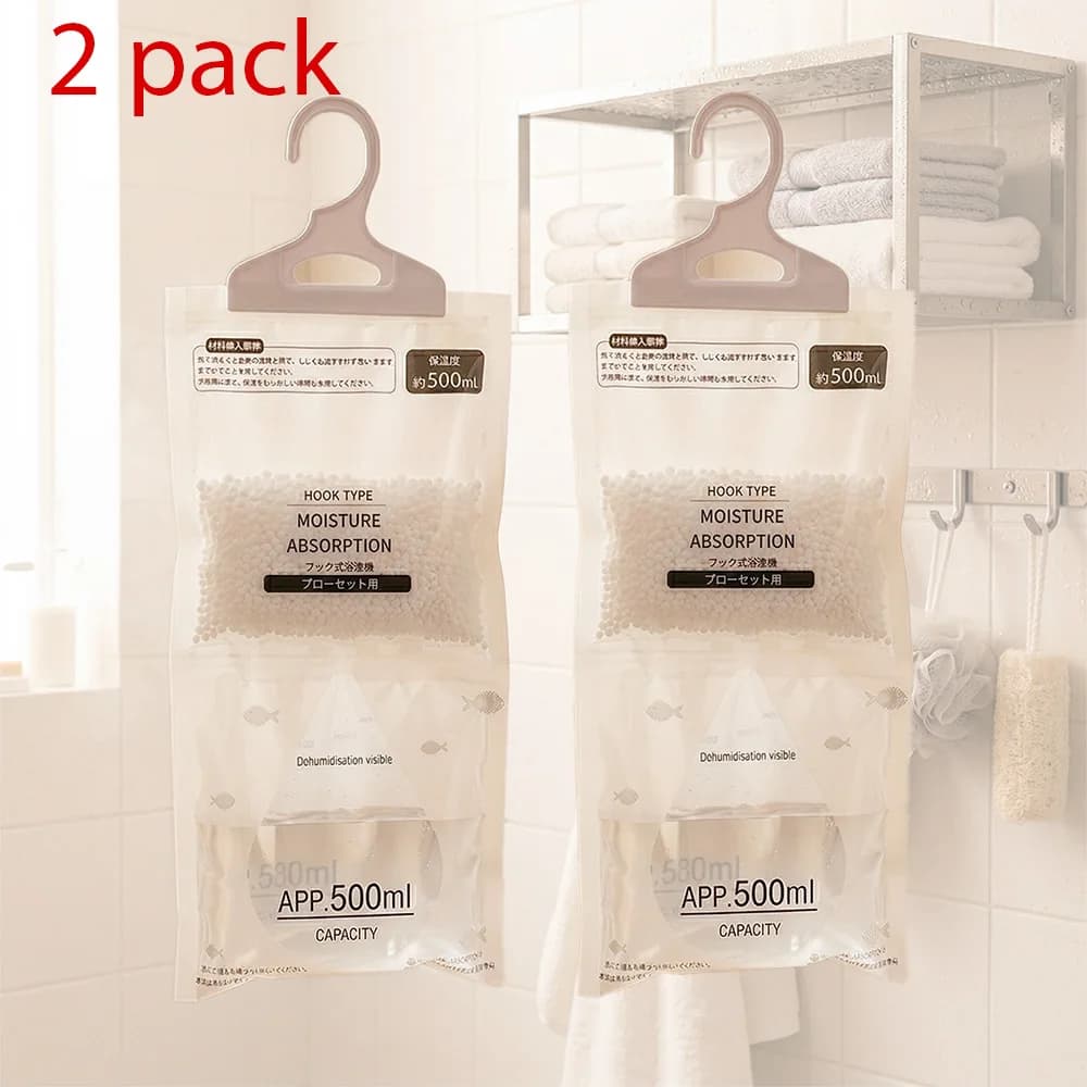 Absorbeur d'humidité efficace pour armoire, sac déshumidificateur suspendu pour placard, déshydratan