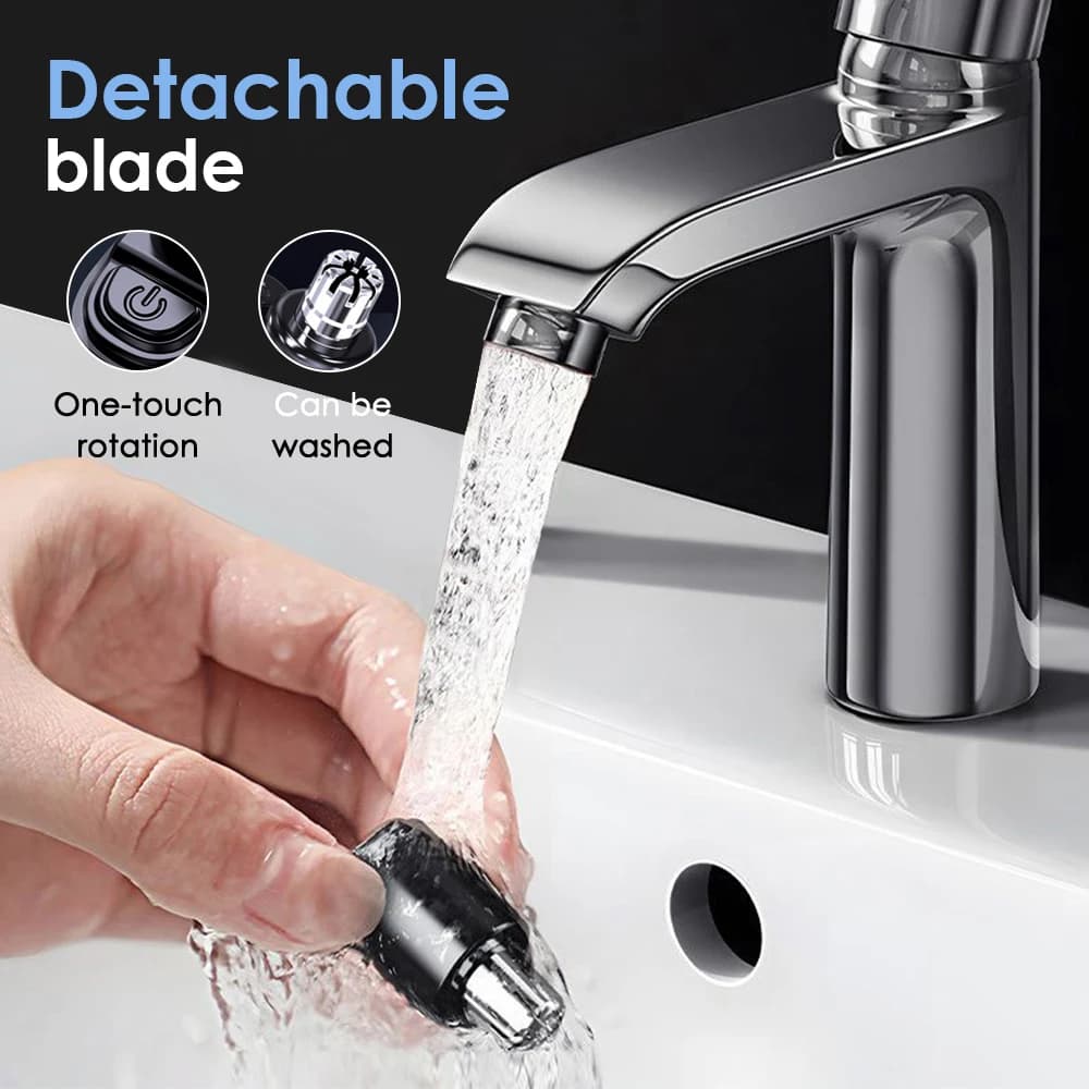 Tondeuse électrique Portable pour le nez, lame arquée tridimensionnelle, peut couper facilement les 