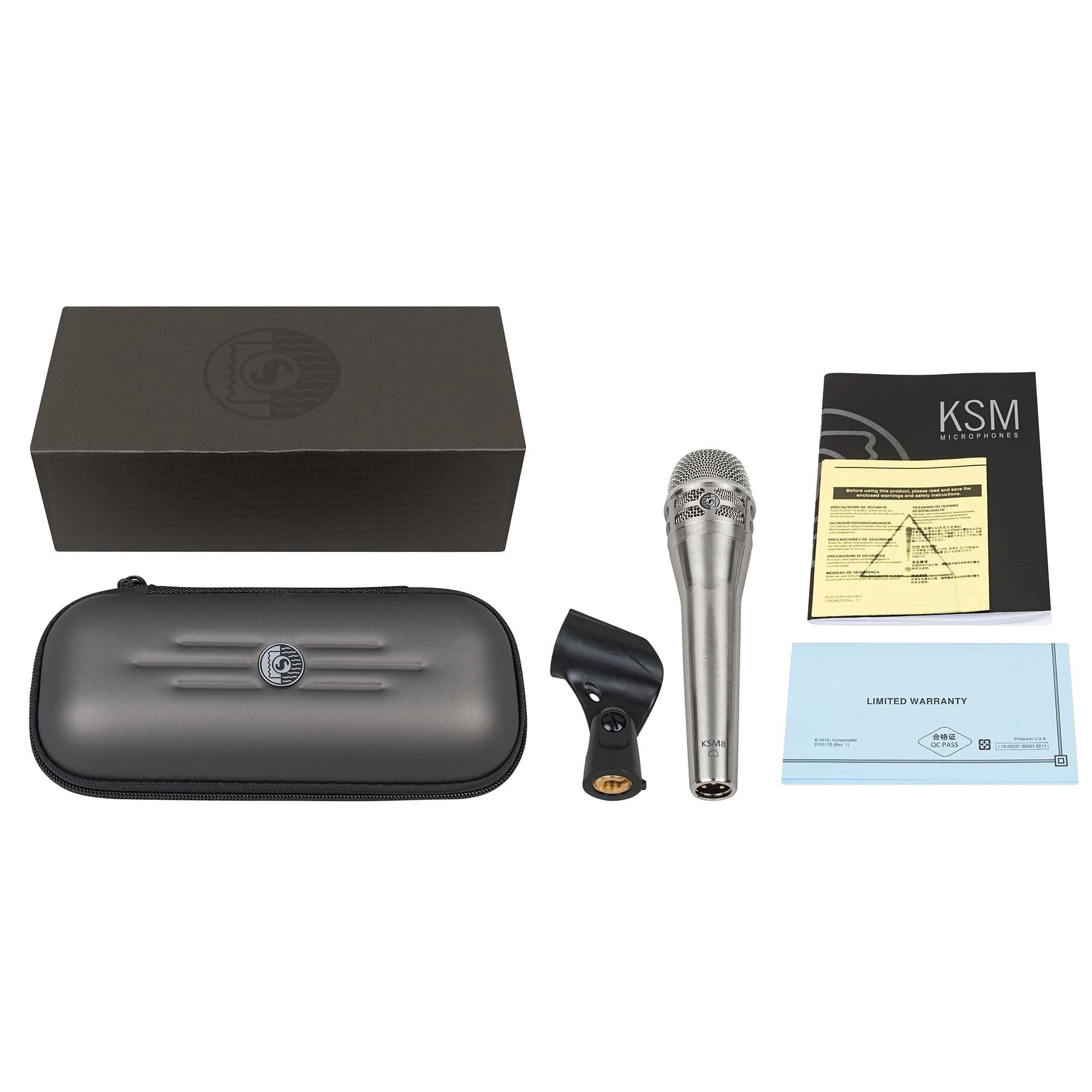 Betagear – Microphone à condensateur Super cardioïde KMS8, Microphone filaire à condensateur Vocal, 