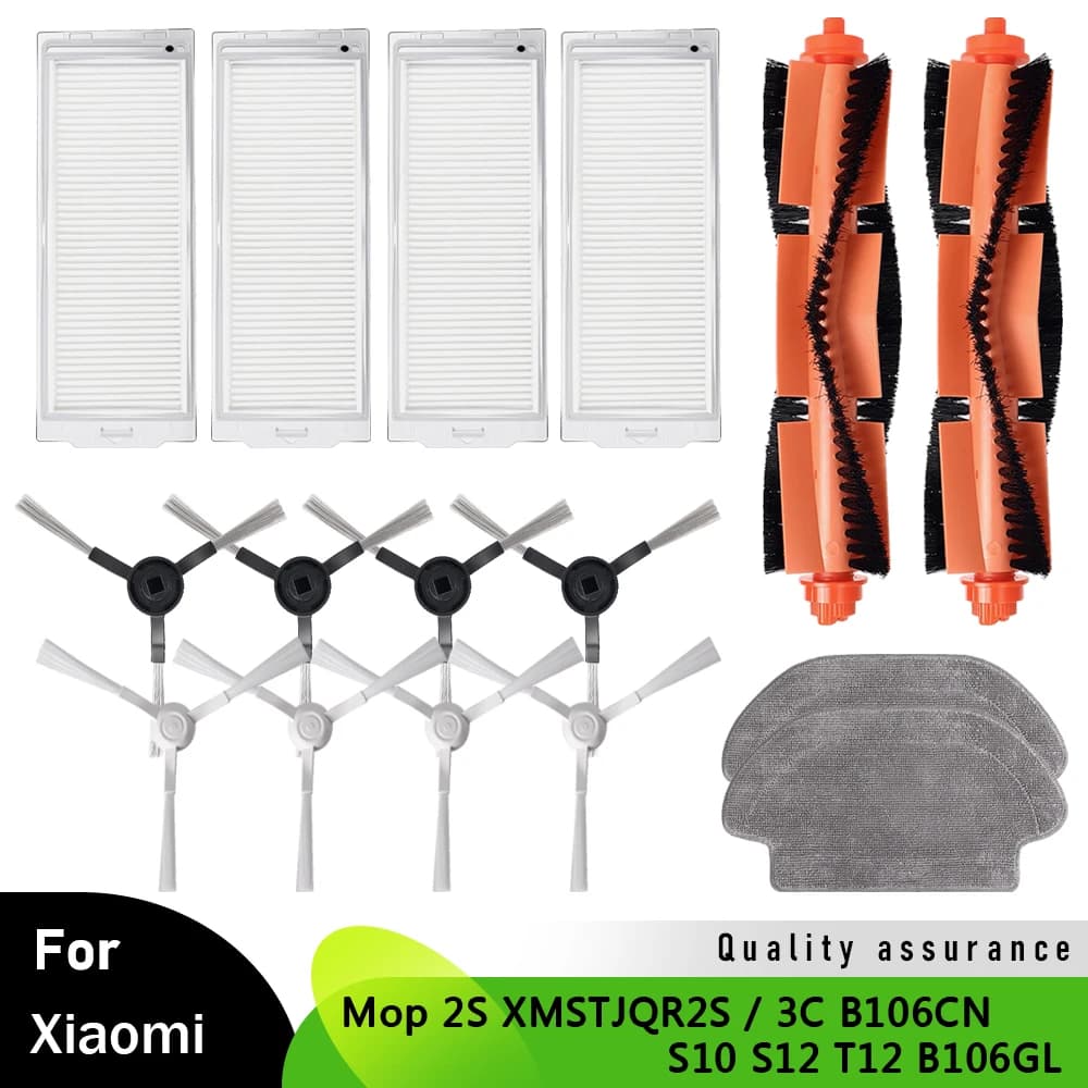 Accessoires pour aspirateur Robot Xiaomi Mop 2S XMSTJQR2S /S12 3C B106CN S10 T12 B106GL, pièces en t