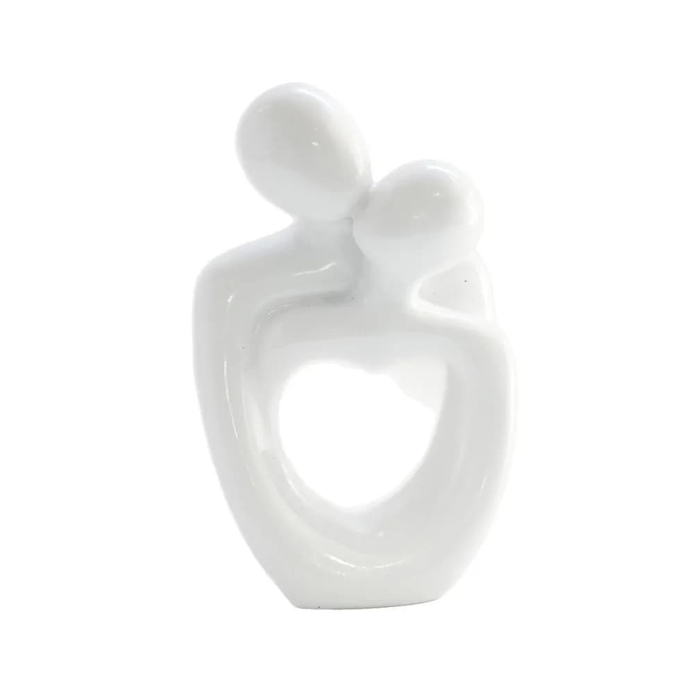 Sculpture amusante de couple s'embrassant pour fête, cadeaux créatifs, sculptures abstraites, orneme