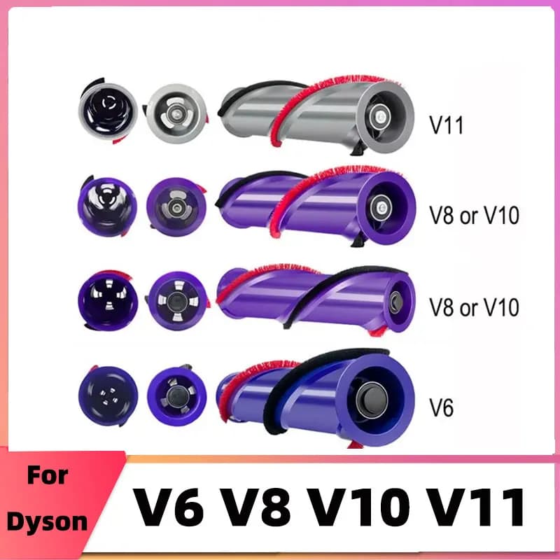 Rouleau de brosse pour aspirateur sans fil Dyson V6 V8 V10 V11, rouleau de brosse de remplacement, t