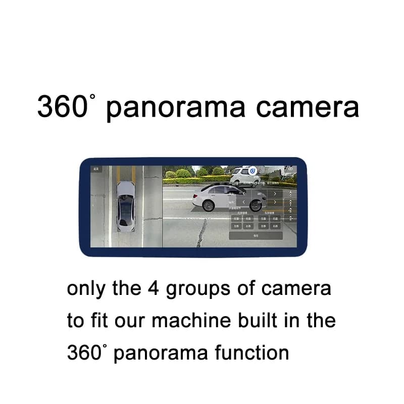 Caméra panoramique 360, seulement les 4 groupes de caméras pour s'adapter à notre machine construite