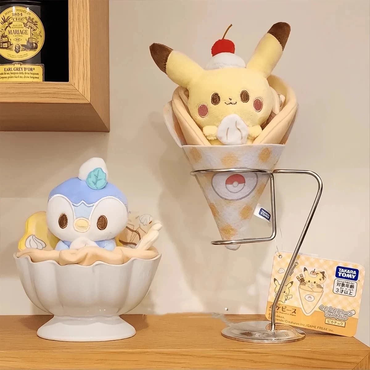 Pikachu Piplup poupées en peluche jouets mignon Anime Figure en peluche jouets décoration poupées po