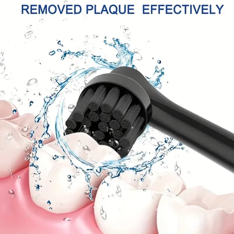 Têtes de brosse de rechange en poils de charbon de bambou, pour brosse à dents électrique Oral B, ne