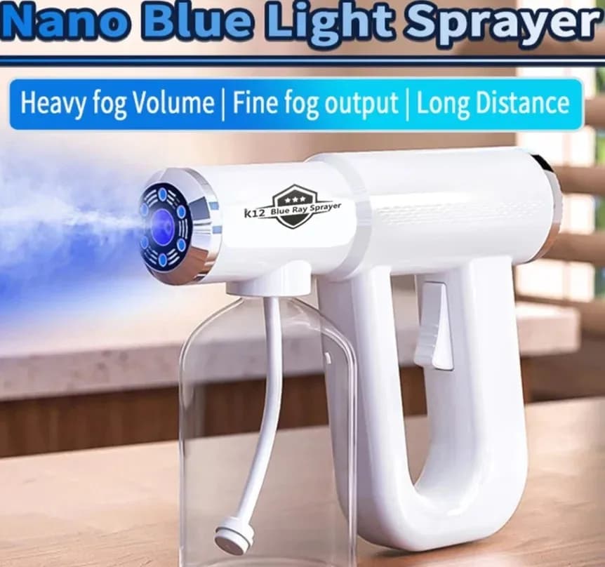 Spray de soin capillaire Nano Blue Light 300ML - Vapeur sans fil rechargeable par USB, outil de coif