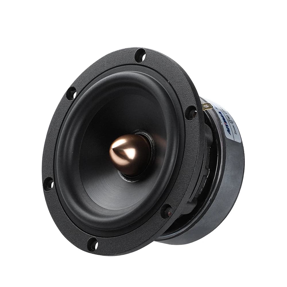 AIYIMA 1 pièce Haut-parleur médium 4 pouces 50W 4 Ohm 8 Ohm, type Bullet, avec bobine 25 mm, dôme en