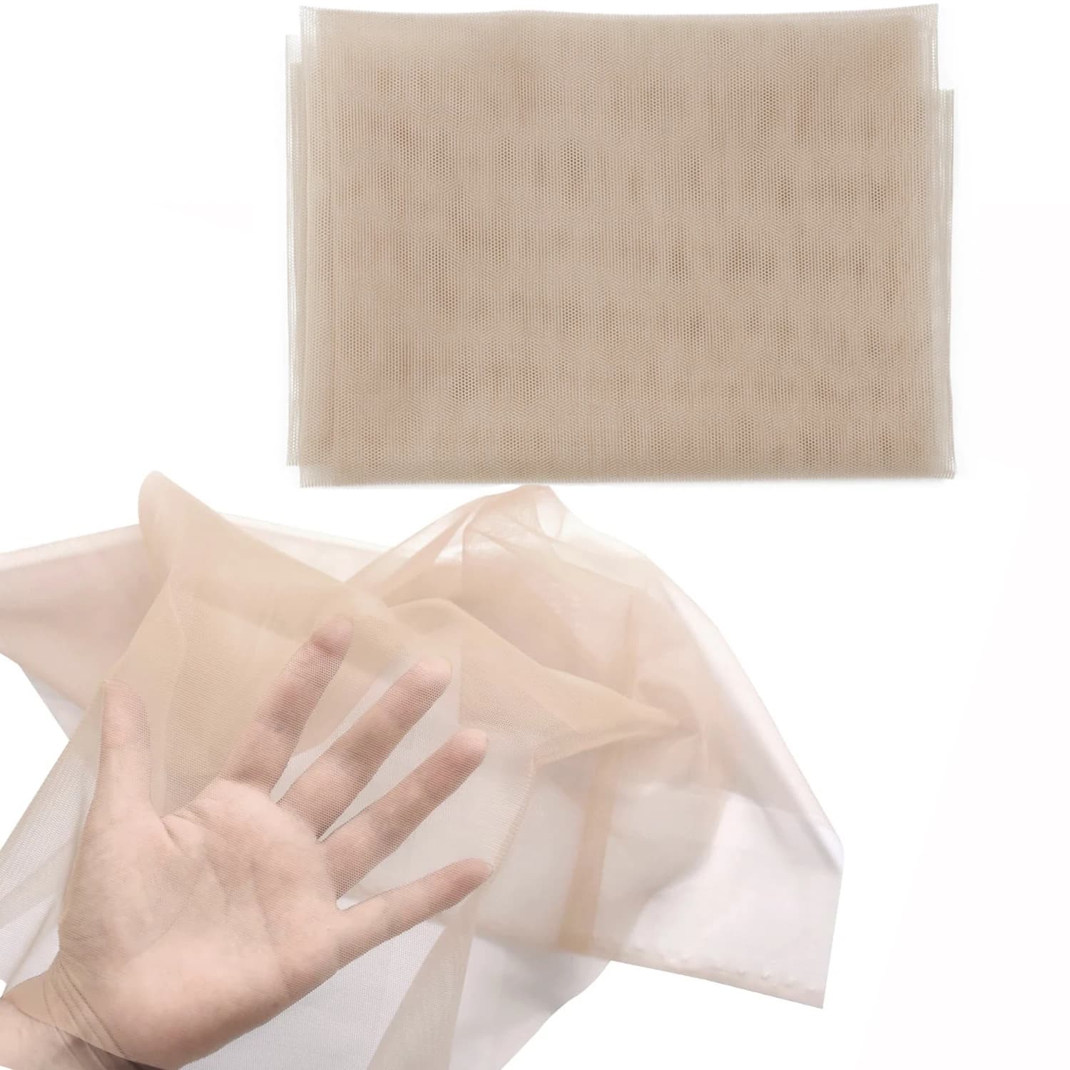 Filet en dentelle suisse de 1/4 Yard, pour la fabrication de perruque en dentelle, accessoires de fi