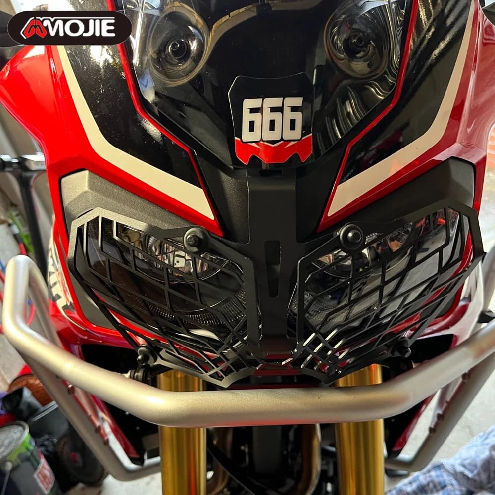 Couvercle de protection de calandre de phare, accessoires de moto pour Honda CRF1000L Africa Twin CR