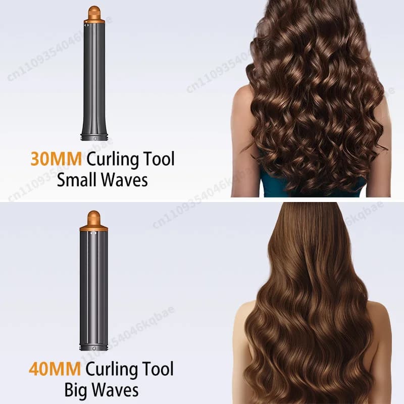 SenCiciMen Outils de Coiffure Multiples, Styler à Air Chaud, Bigoudis Automatiques (30MM/40MM), Volu
