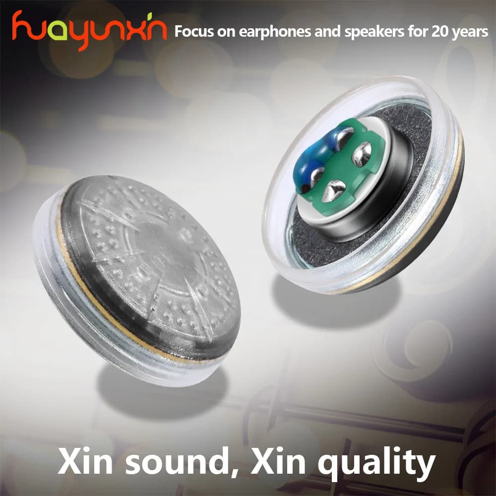 Unité de haut-parleur dynamique pour casque HifI, bobine mobile LCP DLC, élément aimant en néodyme, 
