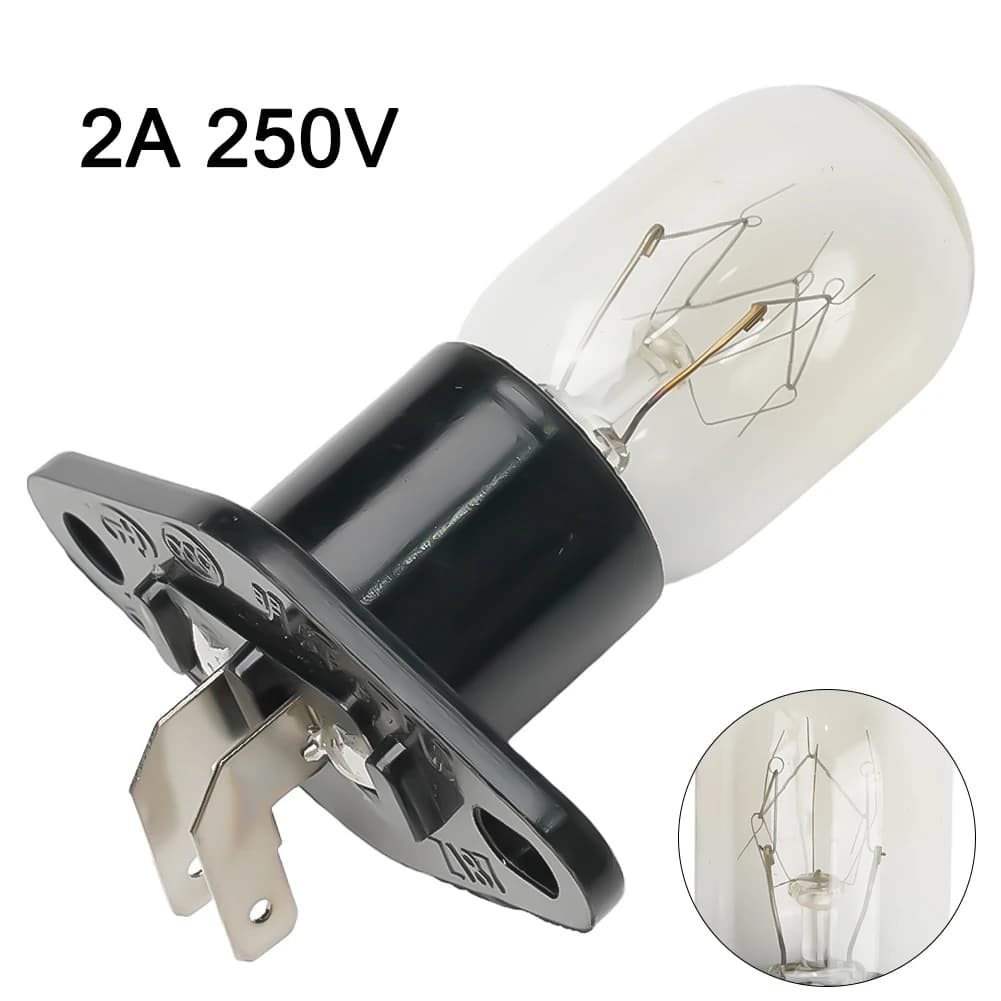 Ampoule pour four à micro-ondes 2A 250V 25W, éclairage de réfrigérateur, conception de Base avec sup