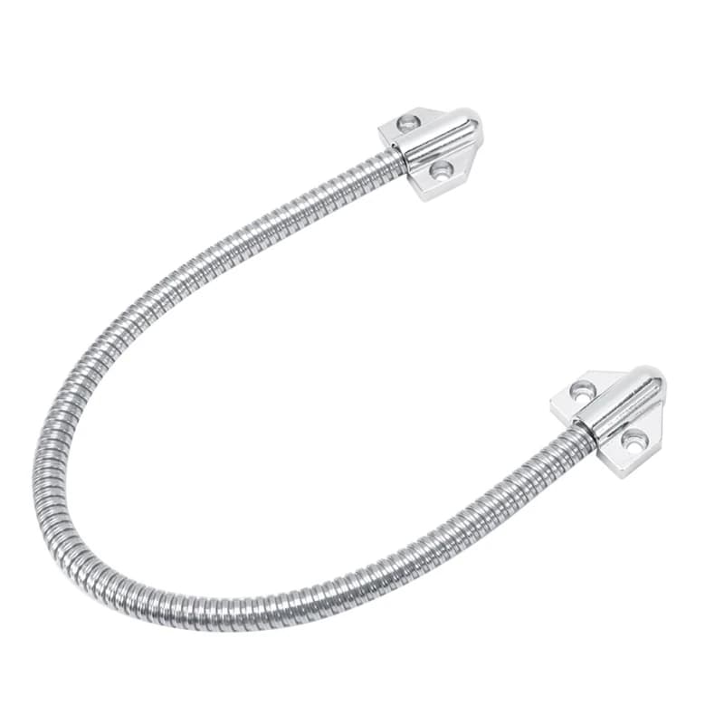 Boucle de porte blindée flexible, protecteur de fil en alliage avec extrémités en alliage, 16 "de lo