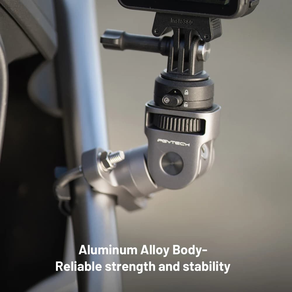 PGYTECH – support à boulon en U pour tubes de 12.7 à 33mm, pour vélo/véhicule, caméra d'action de cy