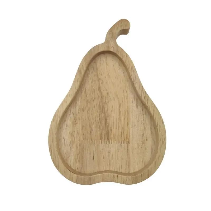 Un plateau à collation en bois en forme d'écureuil, adapté à un usage domestique, pour contenir des 