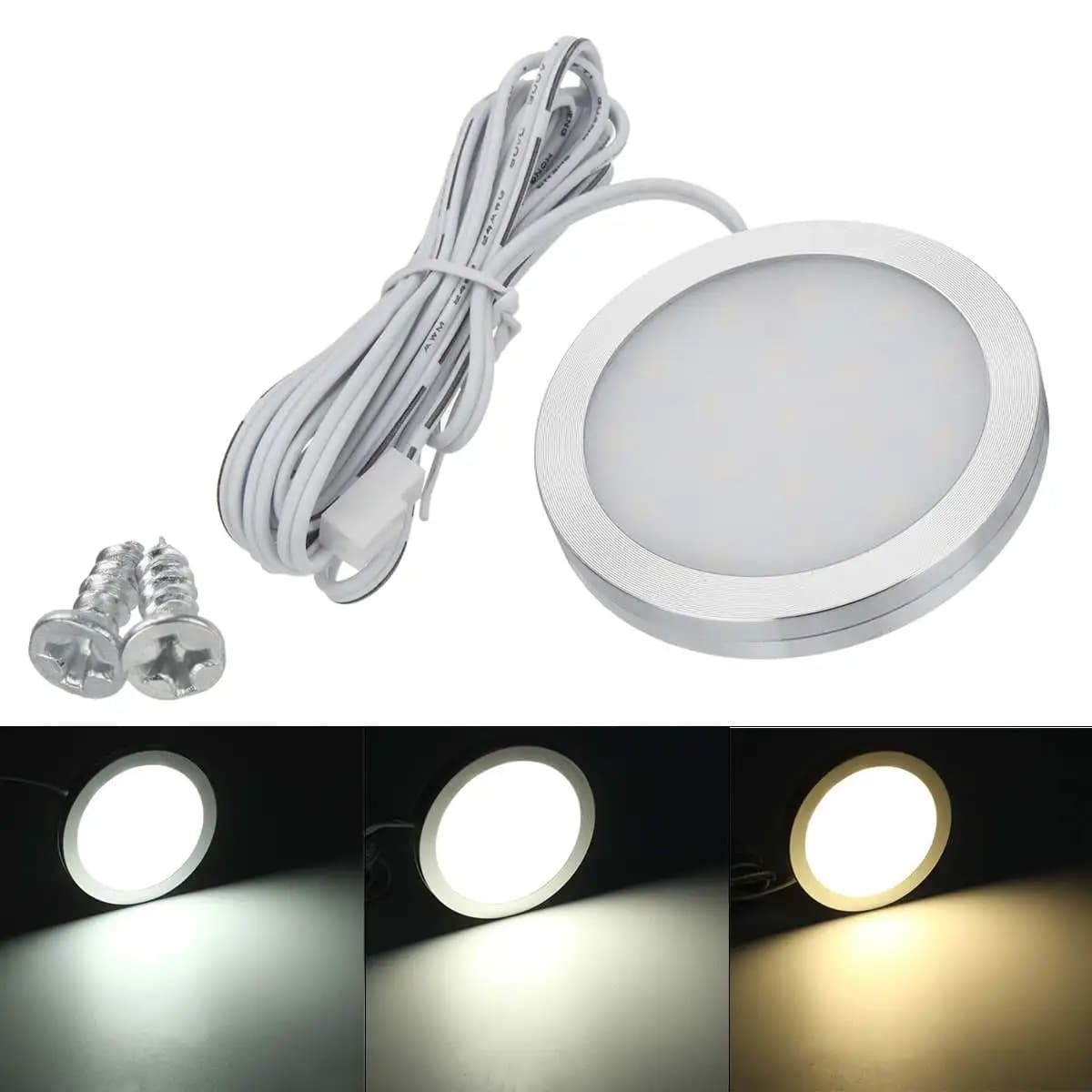 2/4/6/8 pièces 12V 2.5W 230LM LED Downlight encastré plafonnier Spot pour maison caravane camping-ca