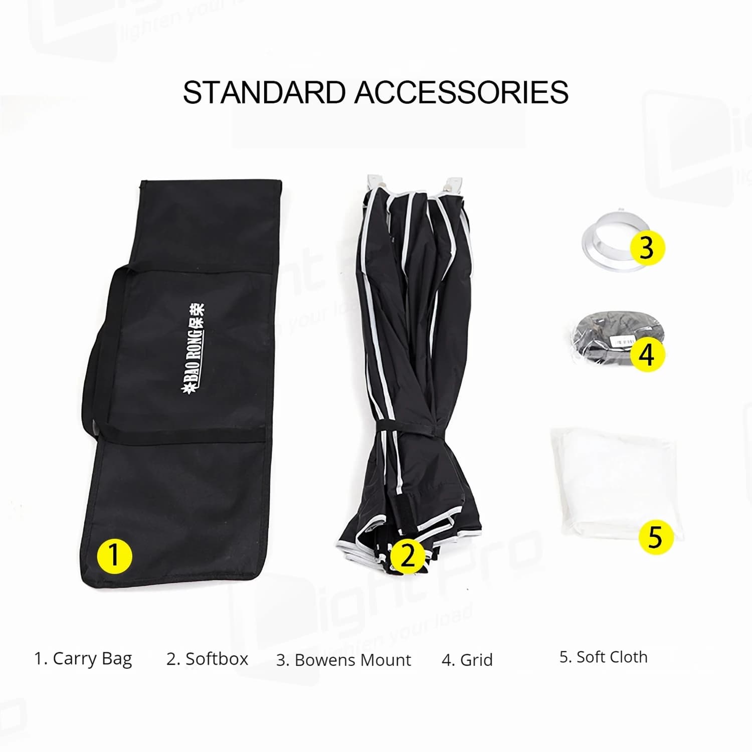 Boîte à lumière Parabola pliable de 60cm, boîte d'éclairage rabattable à 12 côtés, support Bowens, I