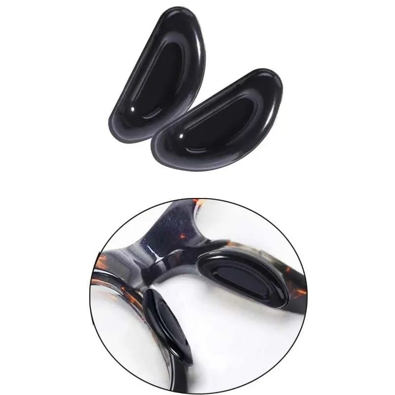 20 pièces plaquette nasale adhésive, plaquettes nasales pour lunettes bâton sur Silicone anti-dérapa