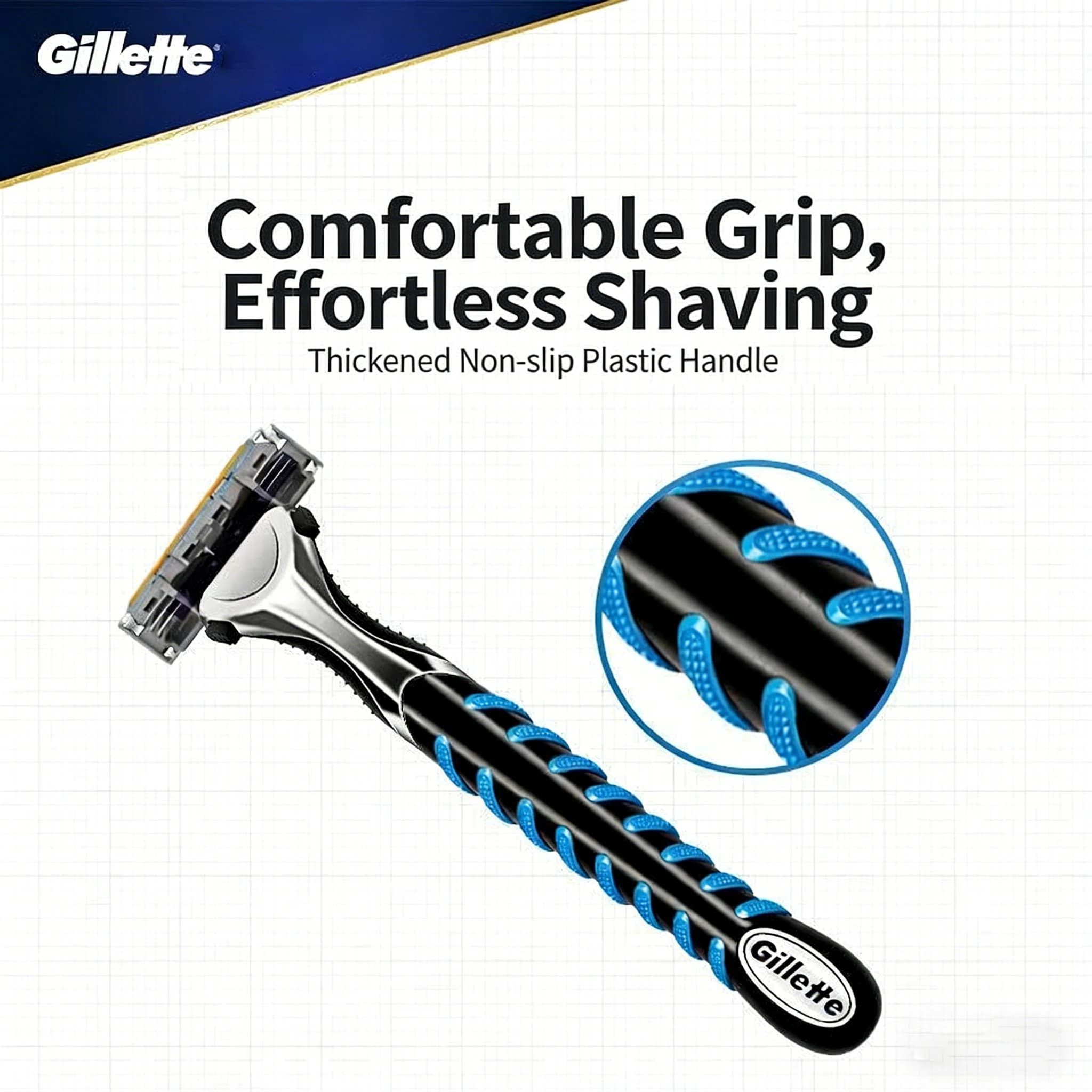 Lames de rasoir de rechange Gillette Vector 3 Premium pour rasoirs de sécurité, pour hommes, épilati