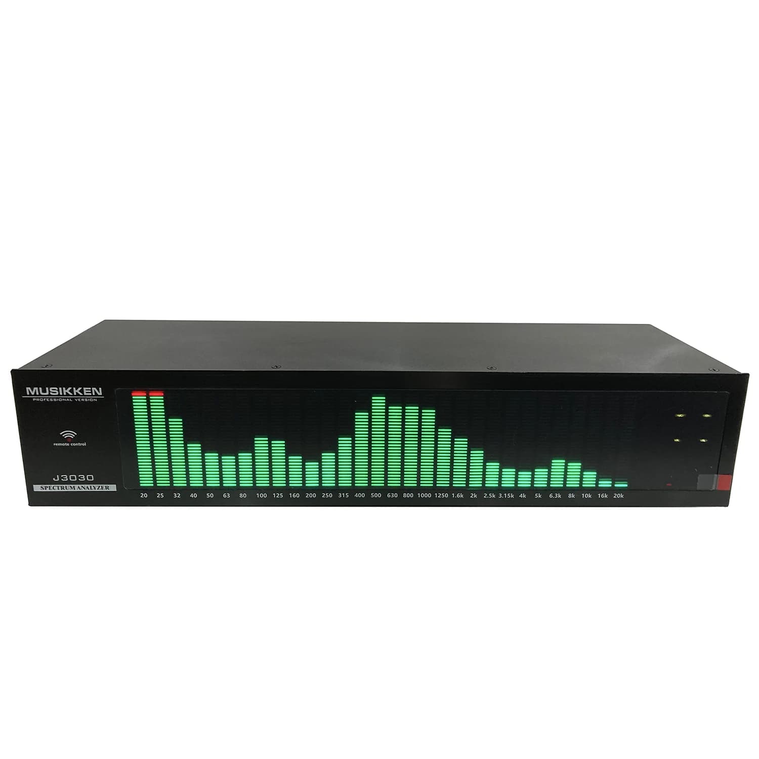 Analyseur numérique 2U, affichage LED, musique, audio, télécommande, commande vocale, indicateur en 