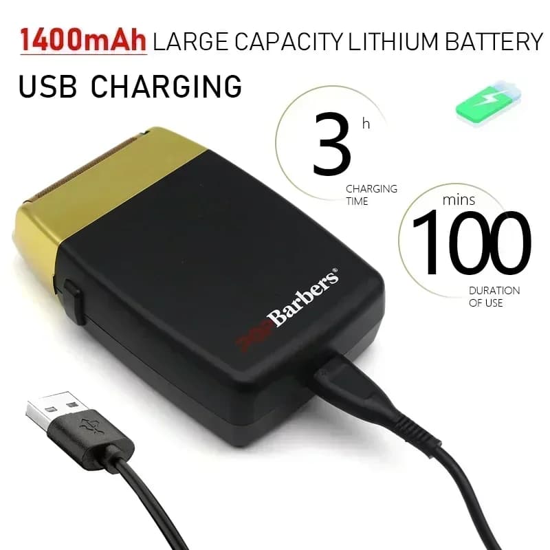 11000 tr/min POP barbiers P620 tondeuse à barbe électrique professionnelle pour hommes rasoir à Doub