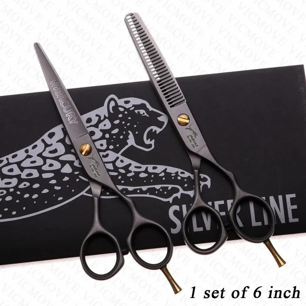 Ciseaux à cheveux professionnels 5 "/5.5"/6 "/6.5"/7 ", ensemble de ciseaux de coiffure, coupe + cis