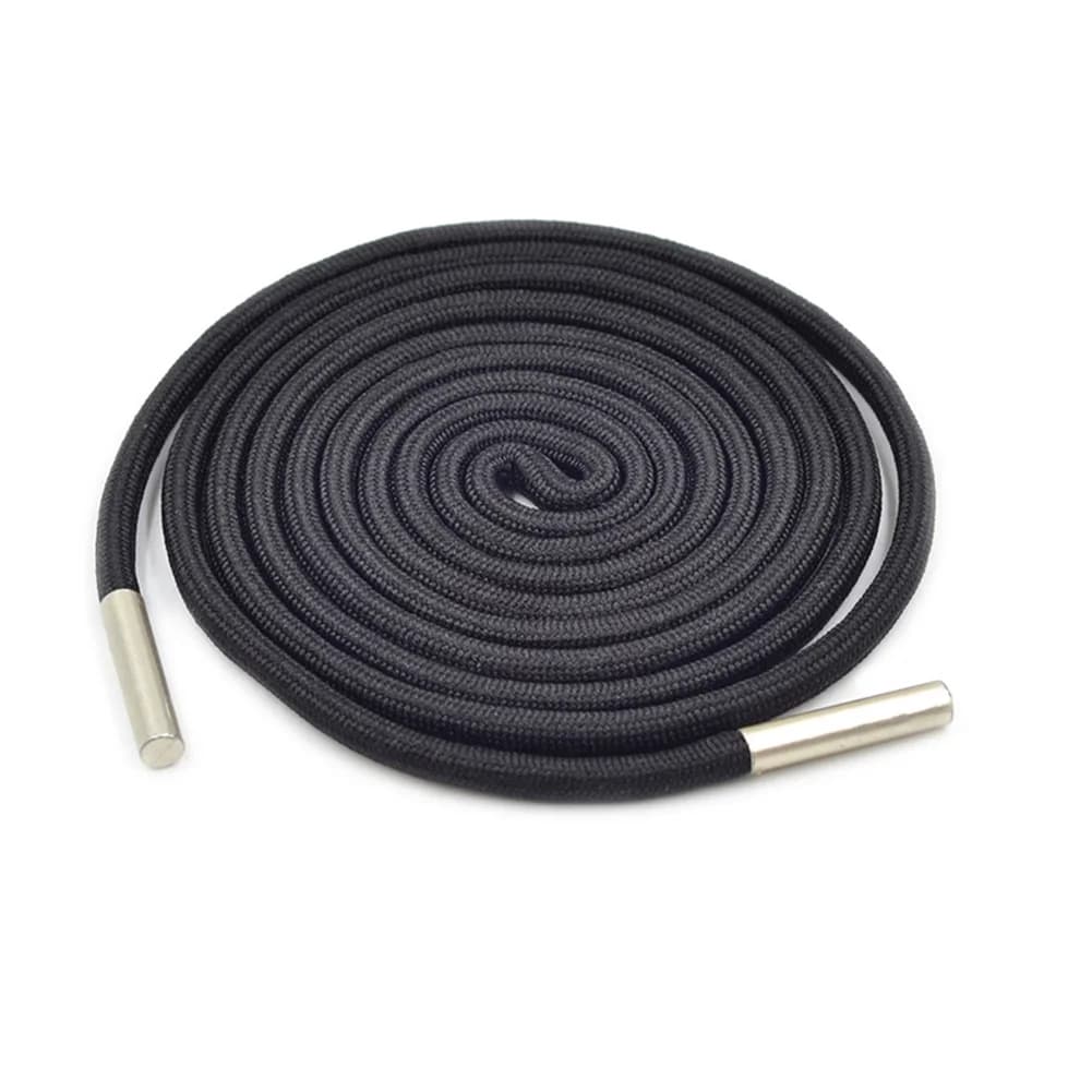 Cordon torsadé rond tressé 140CM 5MM, couleur unie, corde à capuche, pantalon de survêtement, cordon