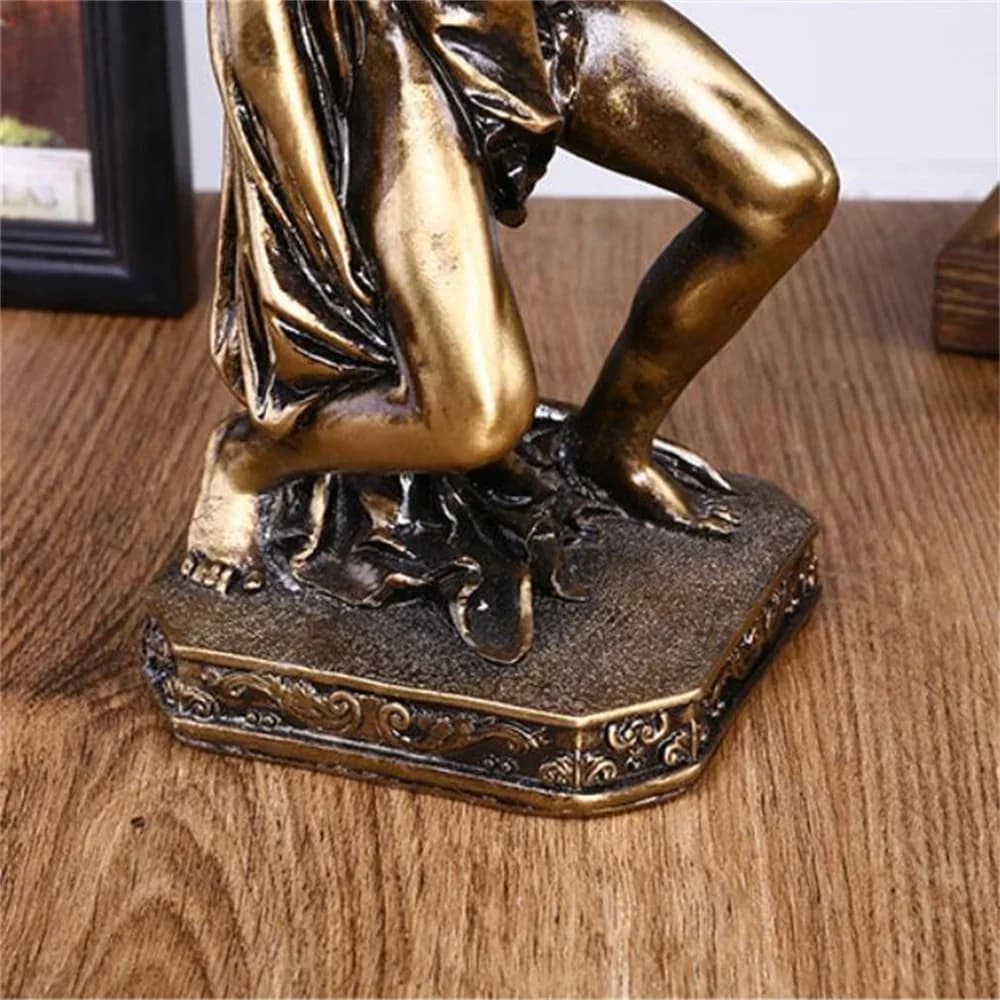 Statue d'Atlas grec de 19,5/29/33 cm, mythologie, Titans, dieu, sculptures et figurines en résine, d