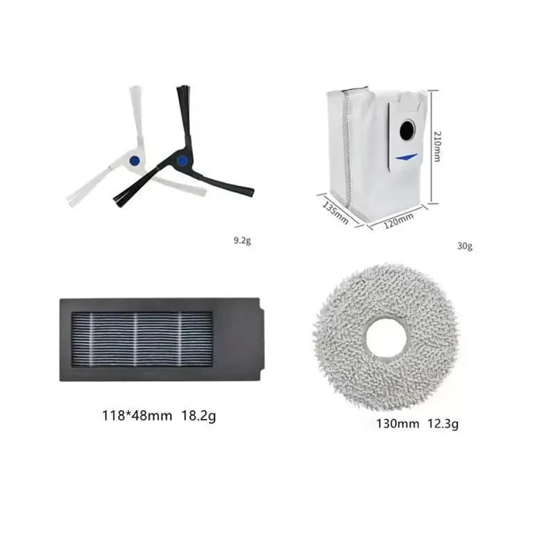 Ecovacs Deebot X2 Omni/ X2 Pro Robot aspirateur accessoires sac à poussière filtre Hepa brosse princ
