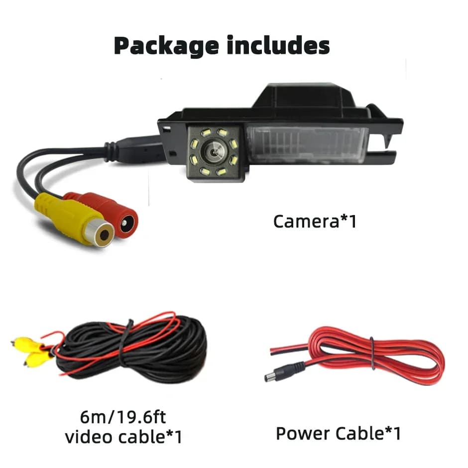 Caméra de recul HD CVBS pour voiture, caméra de recul pour la sécurité au stationnement, compatible 