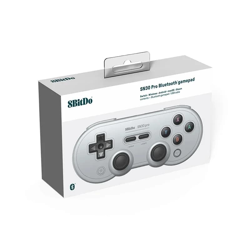 Manette de jeu Bluetooth 8Bitdo SN30 Pro, avec Joystick Hall, pour Nintendo Switch/Windows10/11 /ios